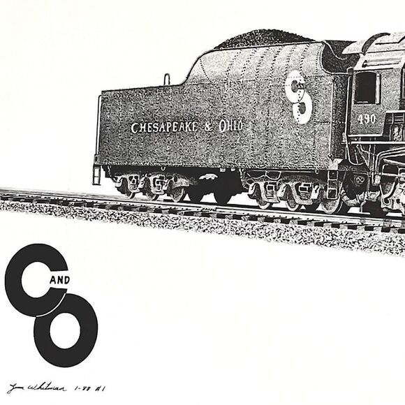 Chesapeake & Ohio Railway 490 Train Prints - Picture 2 of 6